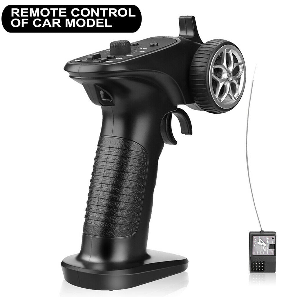 4Channel Remote Controller Radio Transmitter for RC Car Boat Tanks Black