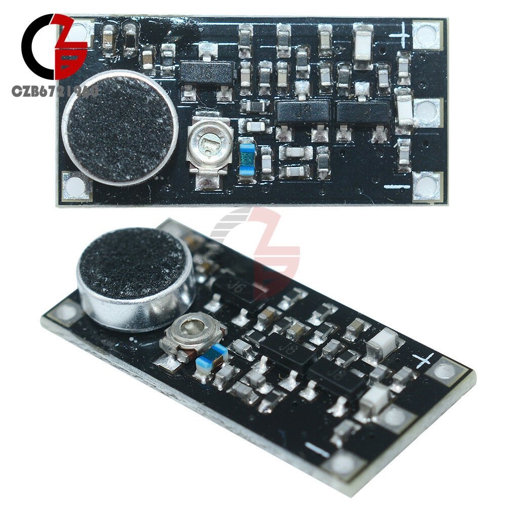 88-108MHz FM Wireless Microphone Surveillance Transmitter Module For Arduino