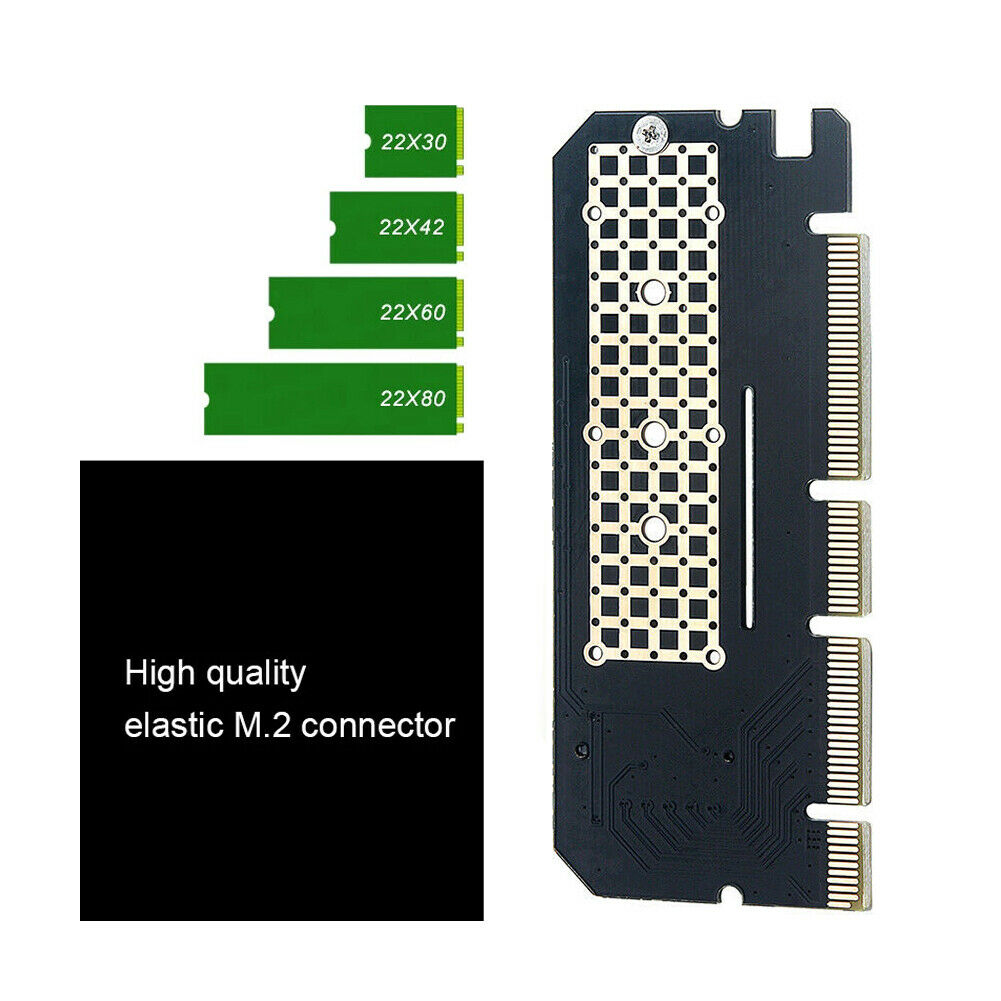 M.2 NVME PCIE to M2 Adapter NVME SSD M2 PCIE X16 Expansion Card Computer Adapter