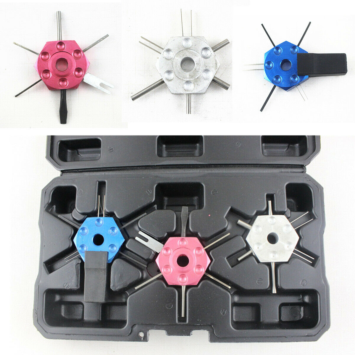 Terminal Extraction & Removal Set Wiring connector Pin Release Extractor Puller