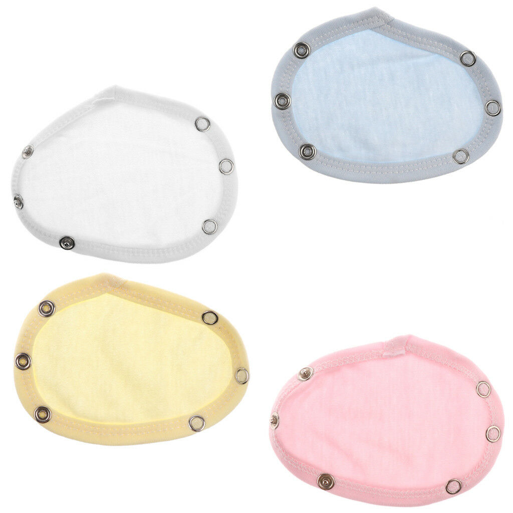 Baby Vest / Bodysuit Extender Adjustable Length 100% Cotton 4Pcs