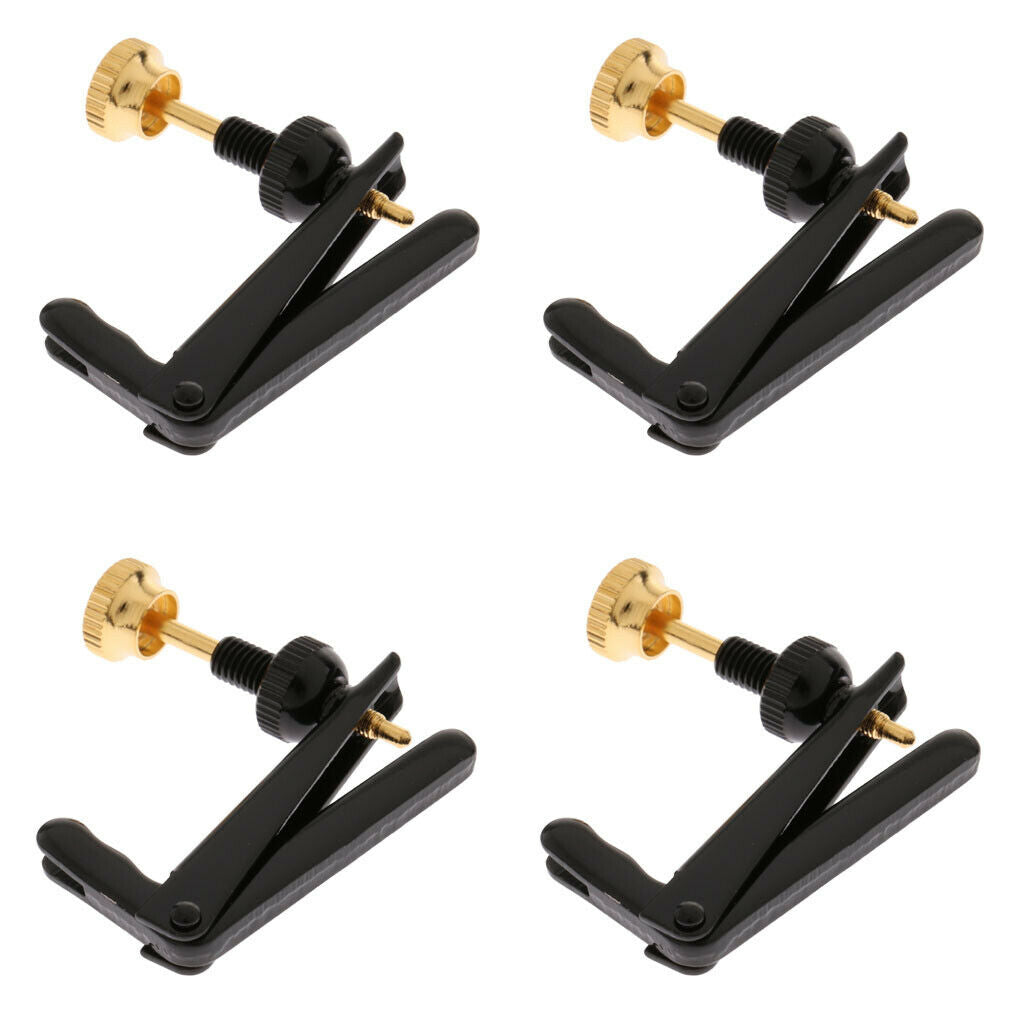 4pcs Cello Fine Tuners String Adjusters for Violin Cello Accessories 4-4-3-4