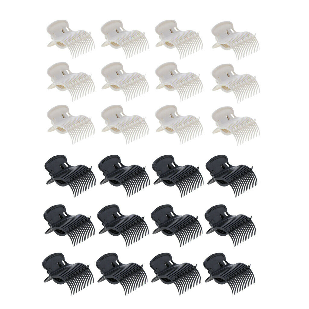 48 Pieces Hot Roller Clip Set Hair Styling Heatproof Curler Clips Clamps Kit