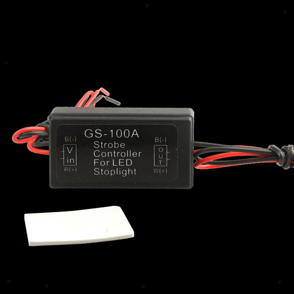 Vehicle Auto 12V 100A Back Brake Tail Stop LED Flash Light Controller IP65