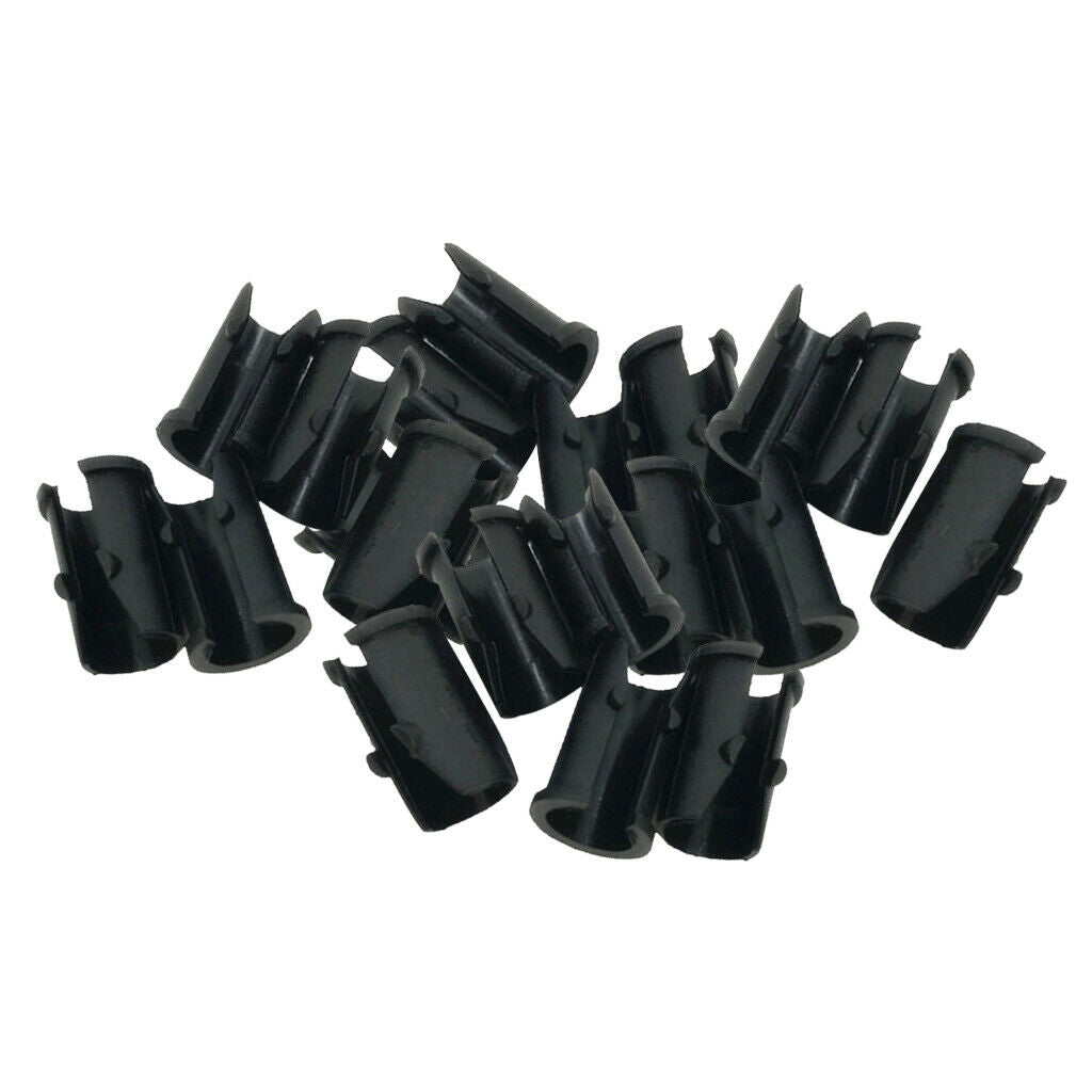 20 Count Bike Brake Cable Buckle Fixing Button Sleeve Shim  Hose Clip