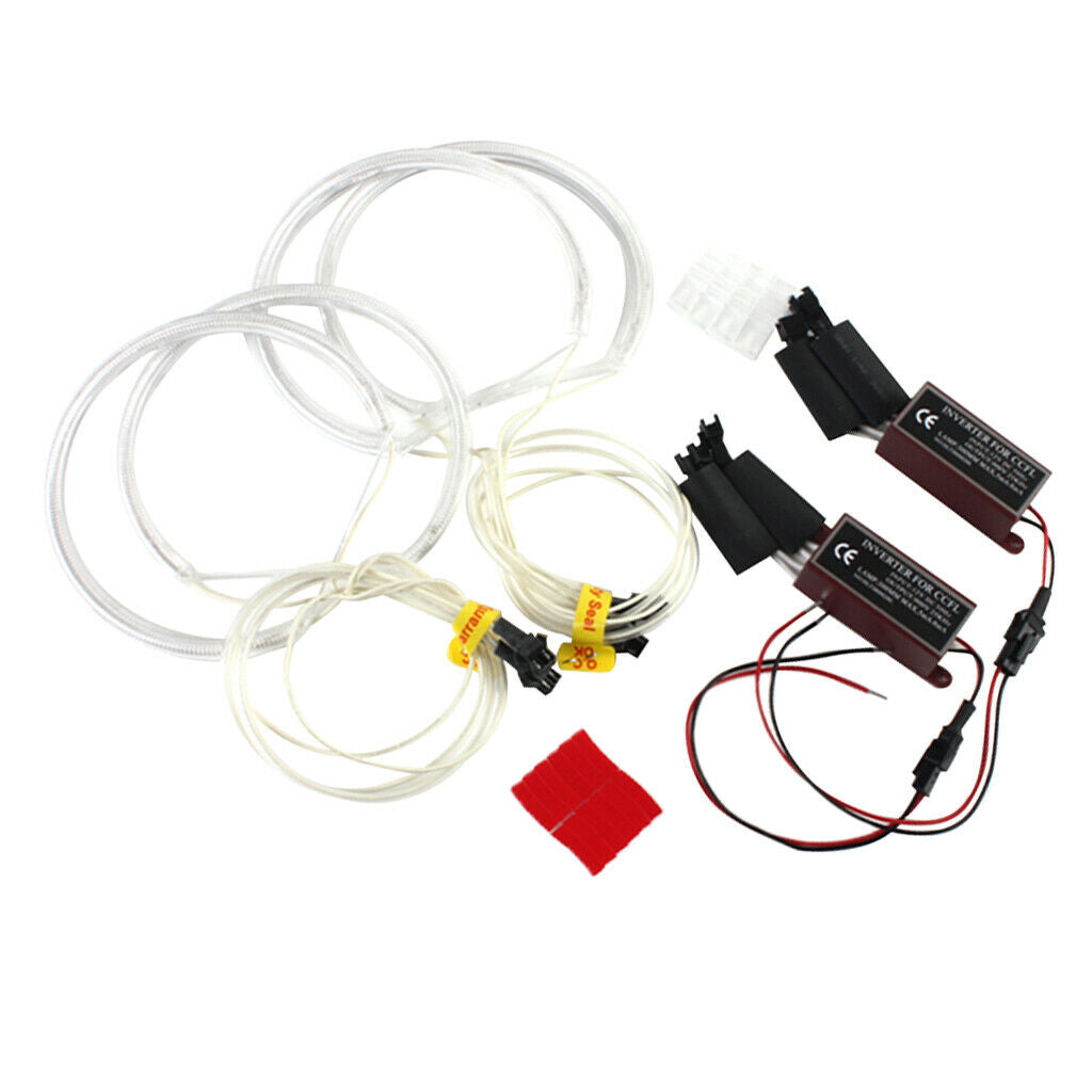 4pcs 131mm Car CCFL LED Angel Eyes Halo Rings for BMW E36 E38 E39 E46 White