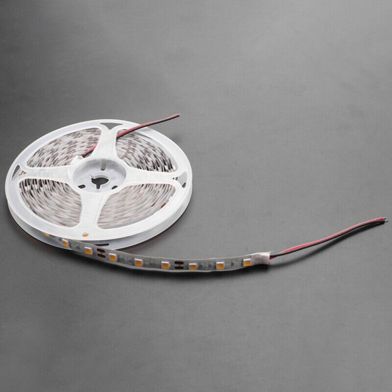 5M 300 Warm White LED 5050 SMD Flexible Light Lamp Strip 12V DC Home Club F4D4D4