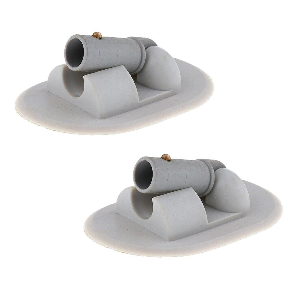 2Pcs Speedboat Fishing Inflatable Boat PVC Awning Awning Deck Bracket