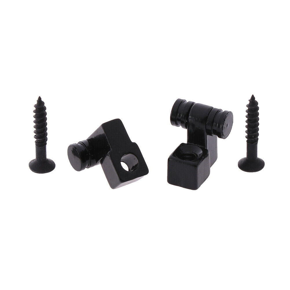2PCS Black Roller String Tree Guide Retainer Parts For Electric Guitar.l8