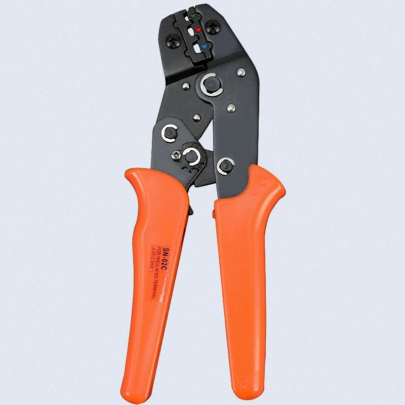 1 PCS SN-02C (22-14AWG) Insulated Terminals and Ferrules Ratchet Plier Crimper