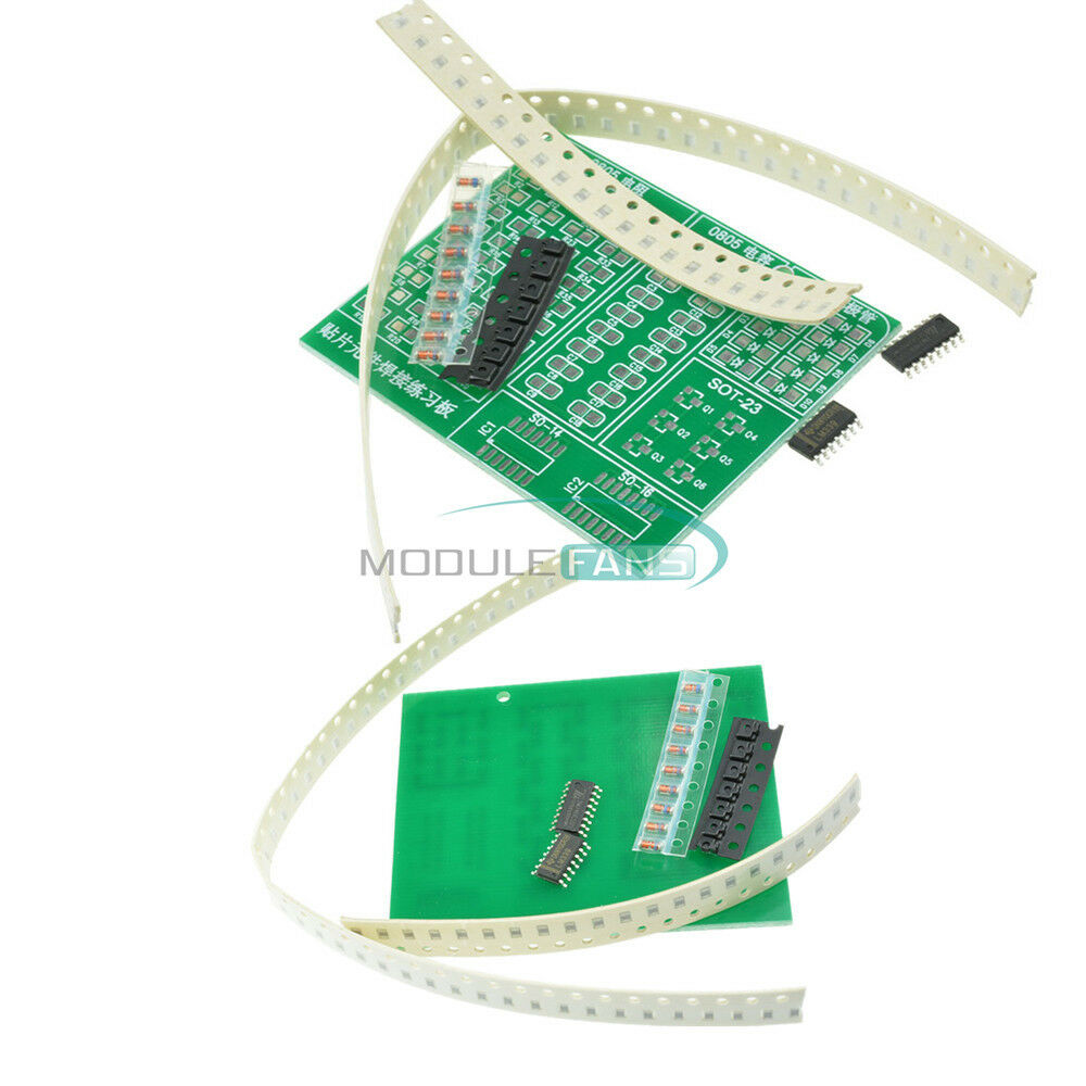 Skill Training SMD SMT Components Practice Board Shield DIY Kit