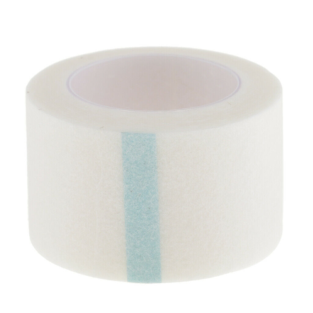 2 Rolls Non-woven Fabric Adhesive Lashe Tape For Eyelash Extensions Grafting