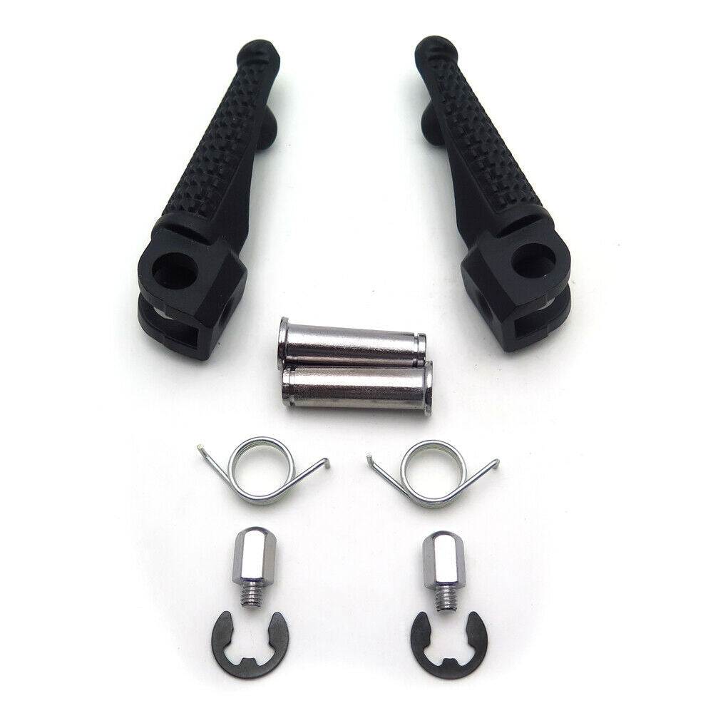 Front Rear FootPegs FOR Kawasaki ZX10R 04-11 ZX6R 03-11