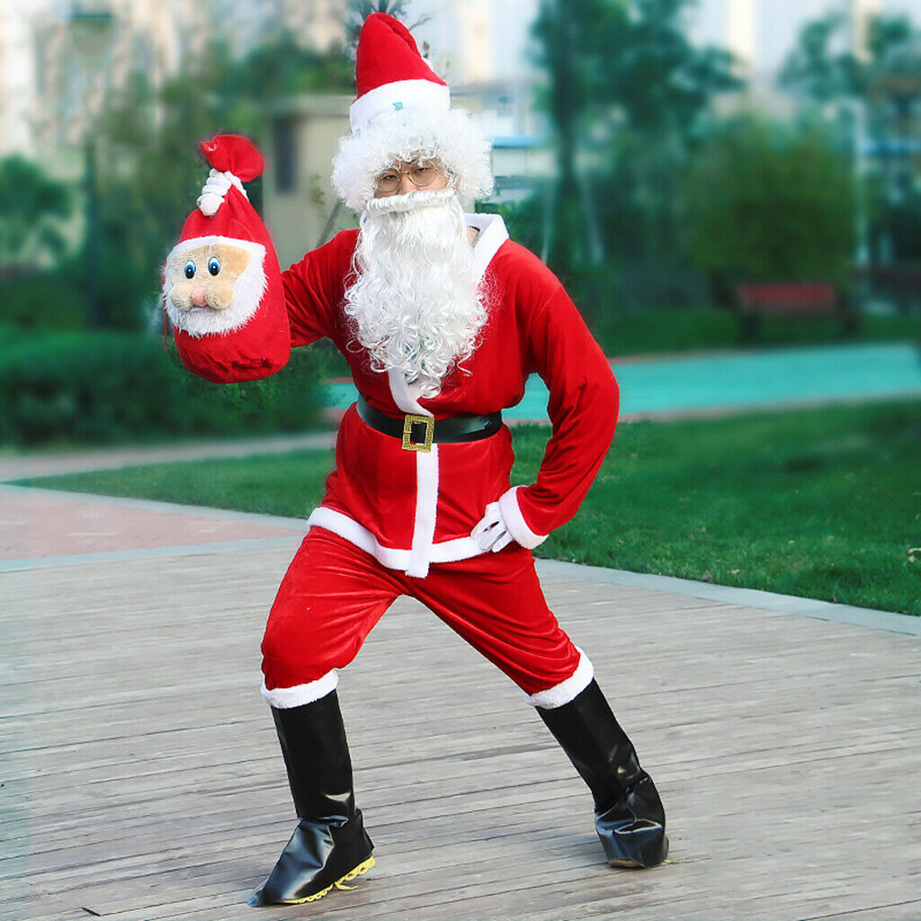 Santa Claus Costume Christmas Party Costume Fancy Dress Role Play