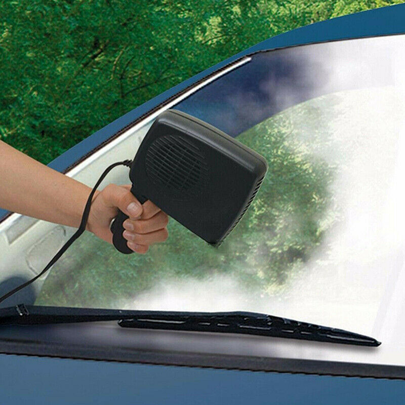 Plug In 360Â° Portable Ceramic Car Heater 12V/24V DC Vehicle Heating Cooling Fan
