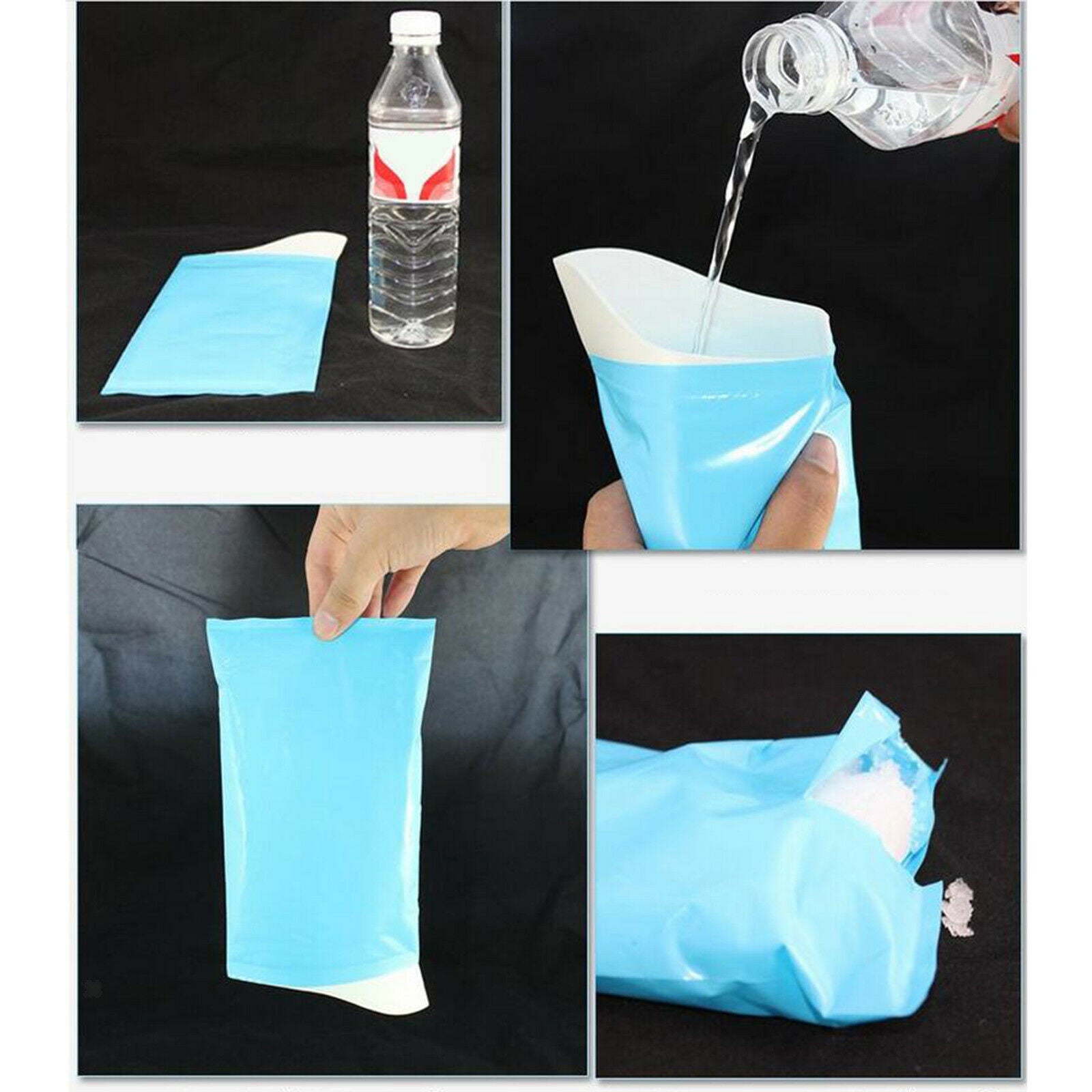 12x Disposable Urine Bags Camping Pee Bags Toilet Emergency for Kids Outdoor