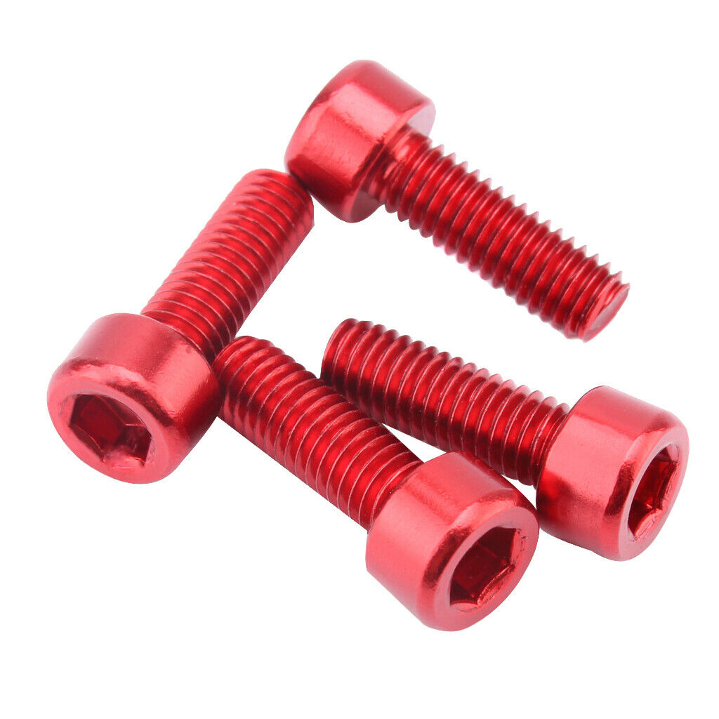 20x Sturdy Aluminum M5 19.3mm Bike Bottle Cage Bolts Holder Bracket Screws