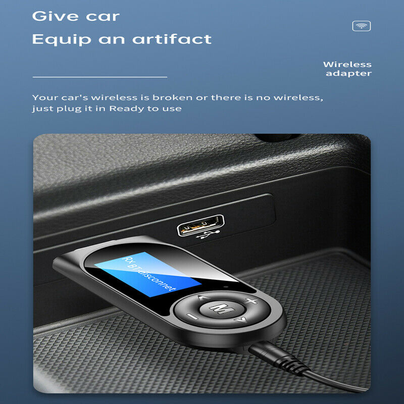 Universal LCD USB Bluetooth Car Wireless Handsfree Speaker In-Car Speakerphone
