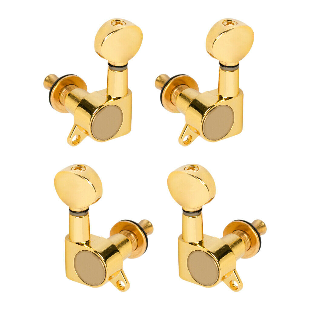 4x Uku Closed 2R2L Tuning Pegs Machine Heads Keys for Ukulele Accessory