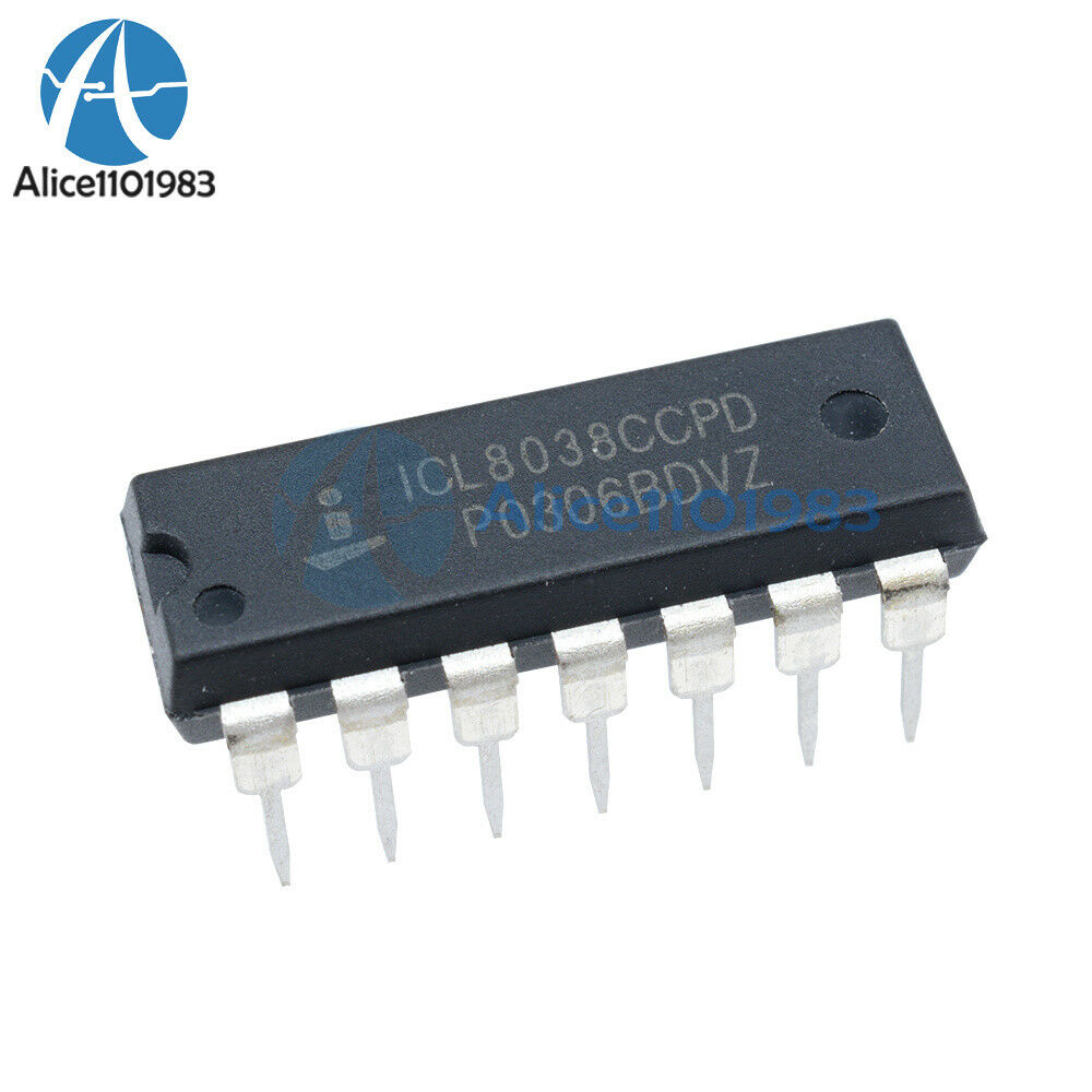 ICL8038 ICL8038CCPD INTERSIL IC OSCILL GEN/VOLT CONTROL 14DIP D6