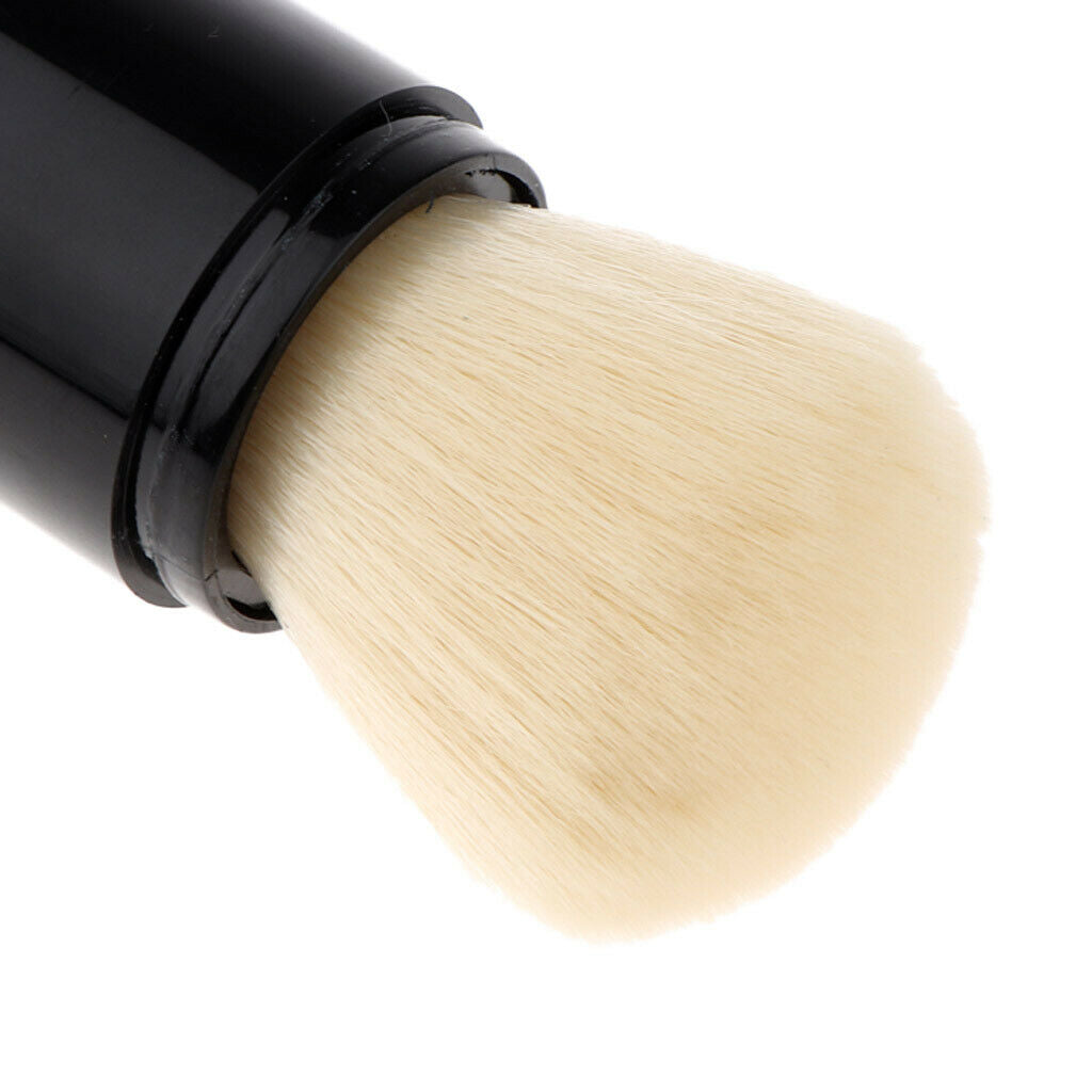 Retractable Kabuki Travel Foundation Brush for Blush, Bronzer & Powder 2pcs