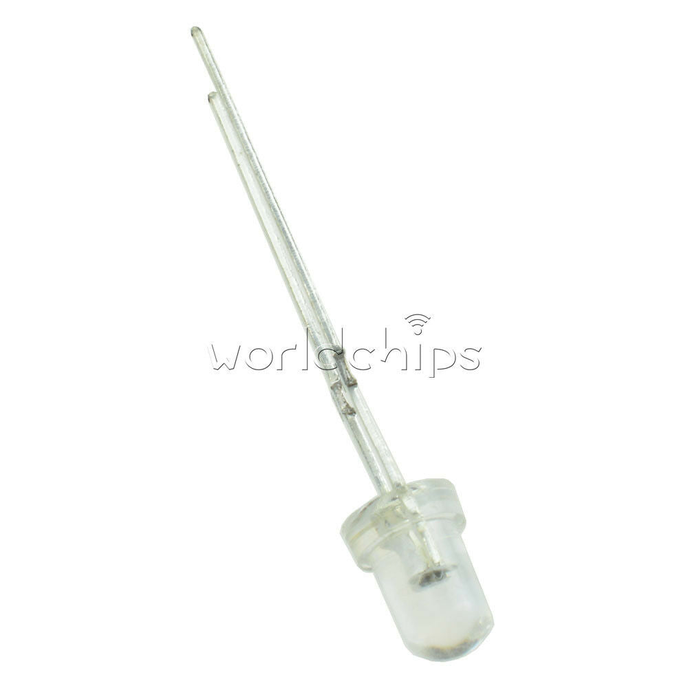 50PCS 3MM ROUND Super Bright LED Light YELLOW Water Clear