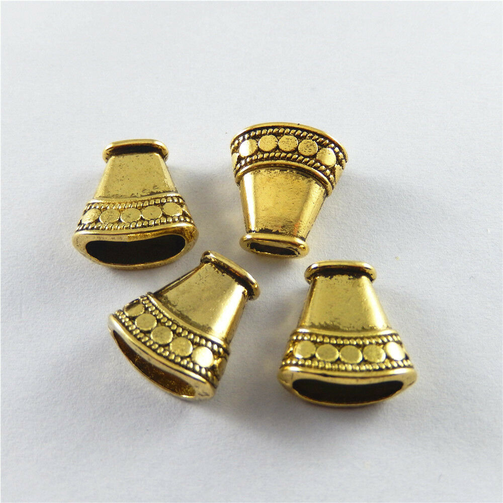 25 pcs Cone Shaped Beads End Cap Bracelet Necklace Pendant Jewelry Making 52753