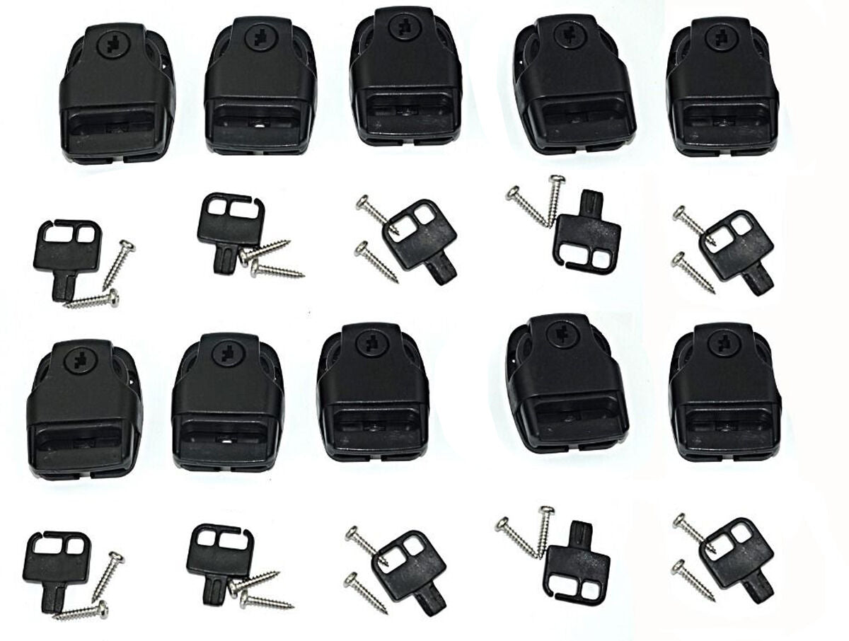 10 x Spa Hot Tub Cover Broken Latch Repair Kit Clip Lock with key and hardware