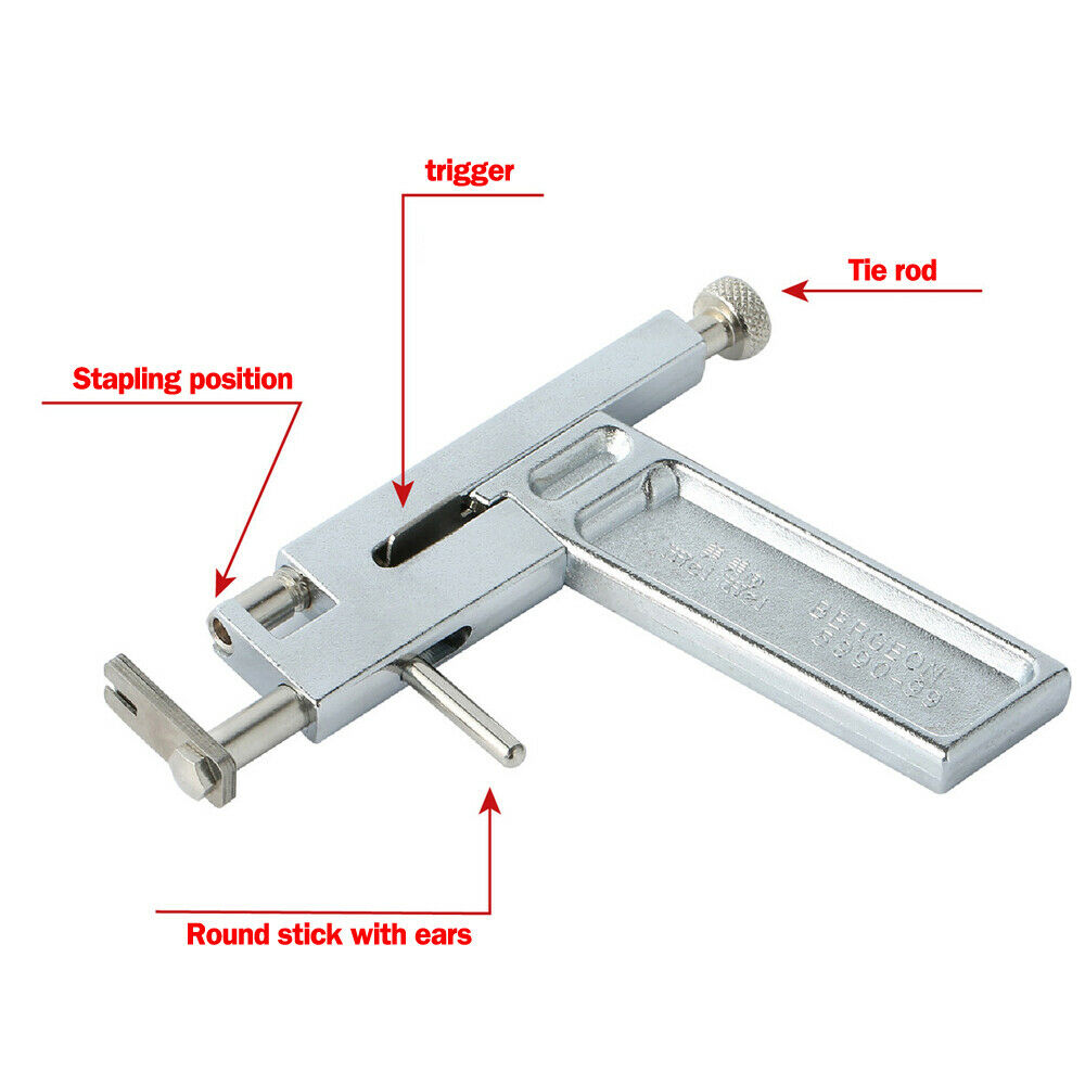 Steel Ear Nose Navel Body Piercing Gun With 98x Studs Tool Kit Professional F7