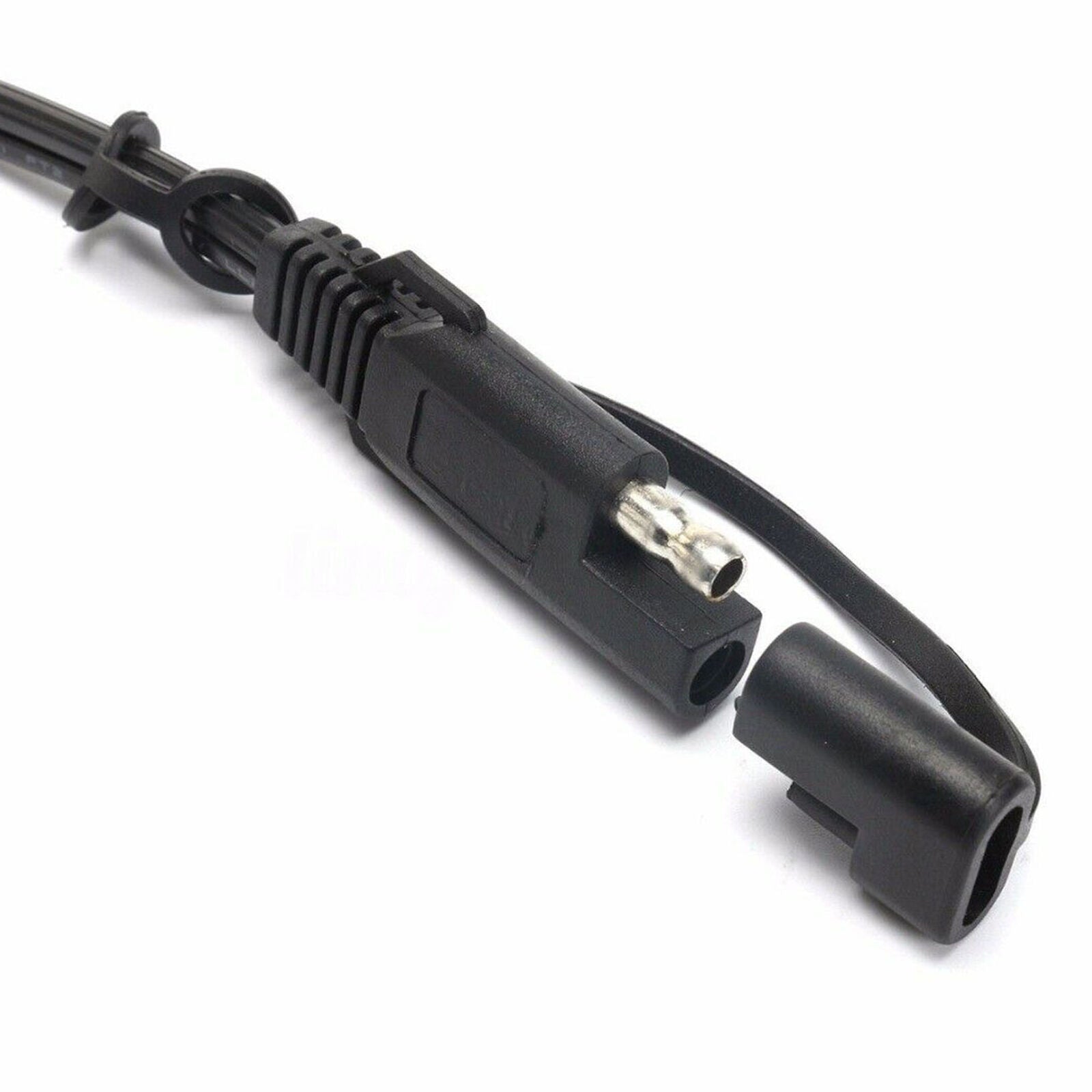 12V Motorcycle Battery Charger Terminal Ring Connector Cable Harness SAE Adapter