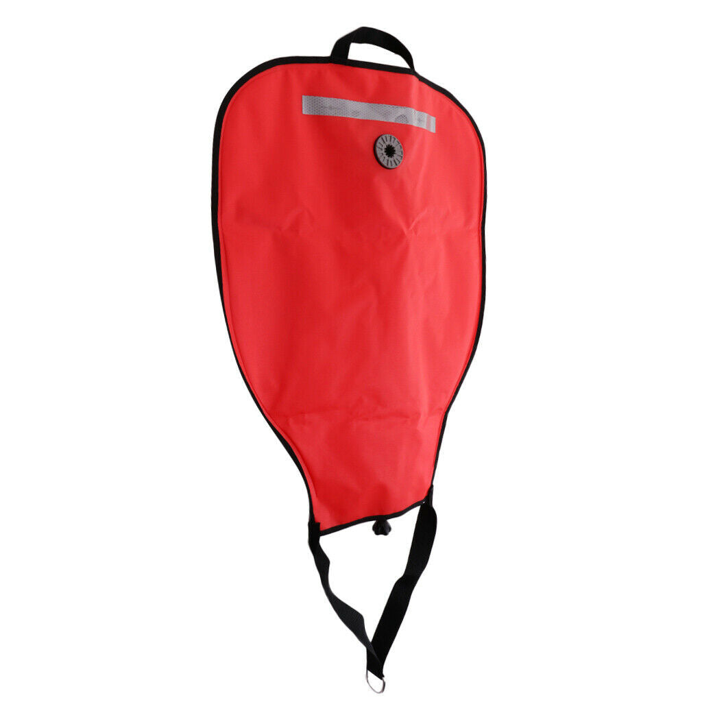 Trident Lift Bag with Dump Valve Gear Underwater Scuba Diving Work 50lbs Red