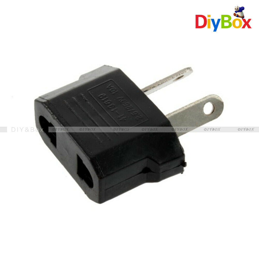 5PCS Black USA US To AU Charger Adapter Plug For Home Travel Power Convertor
