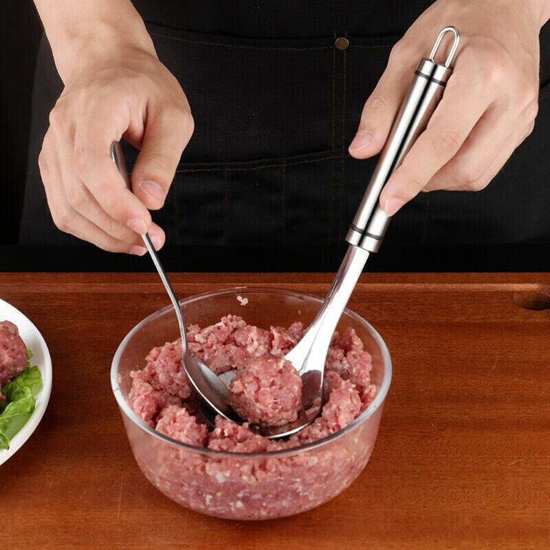 Non-Stick Meatball Maker Spoon Meat Baller Meat Ball Mold Kitchen Meat Ga.l8