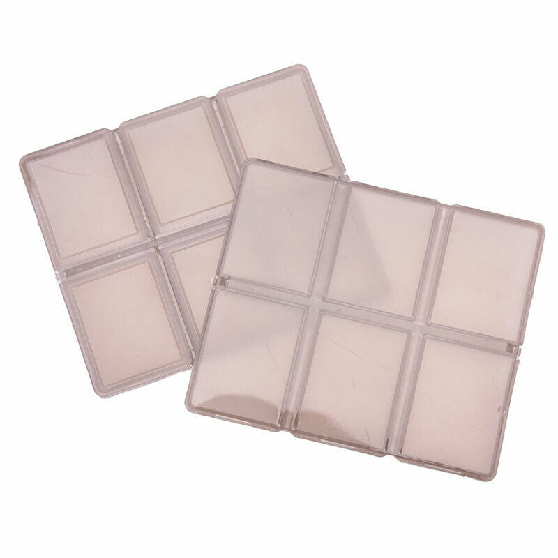 1PCS Plastic Portable Memory Card Holder Protector Storage Box Clear Ca.l8