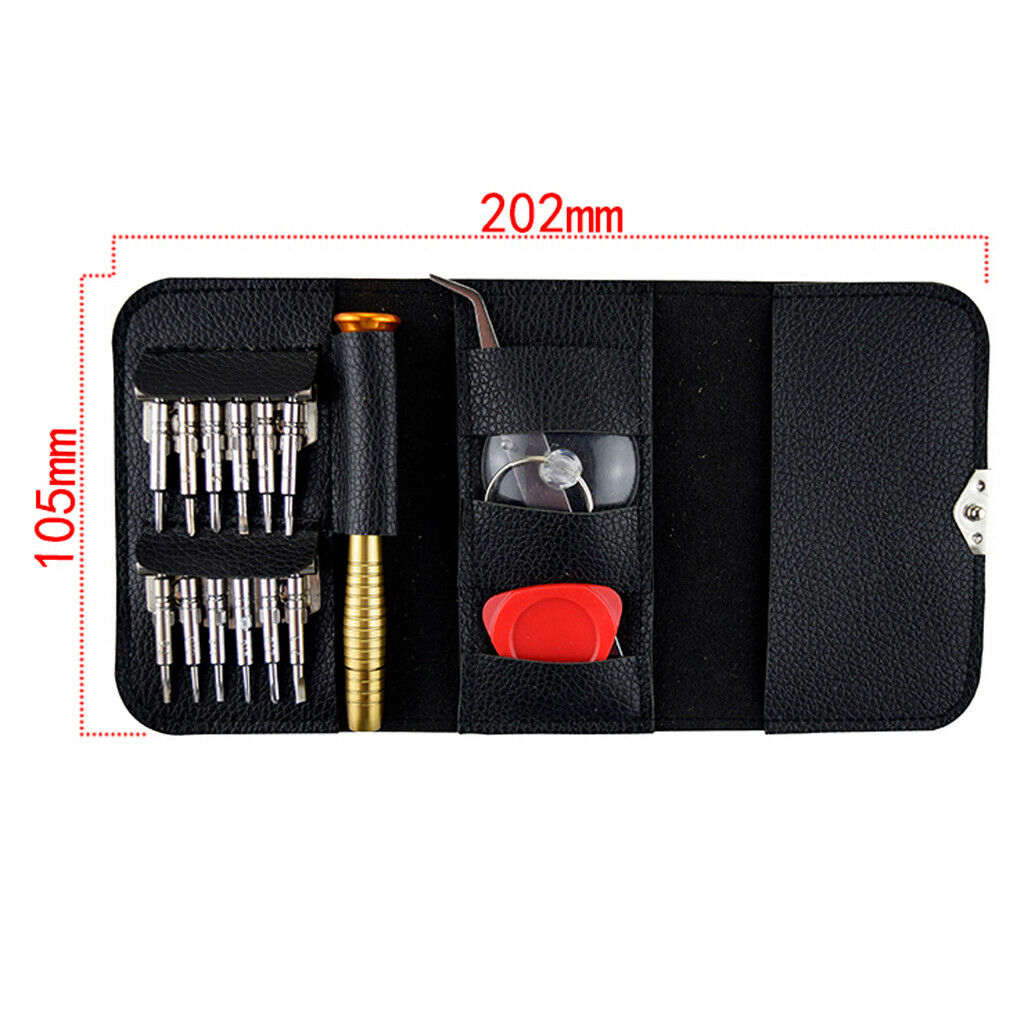 16 in 1 Leather Screwdriver Tool Set For Repair Mobile Phone