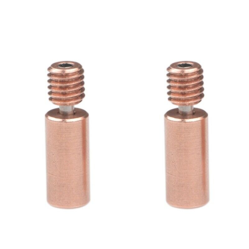 2PCS Bi-Metal Heatbreak 1.75MM Filament for E3D V6 Hotend Heater Block Multi-NV1