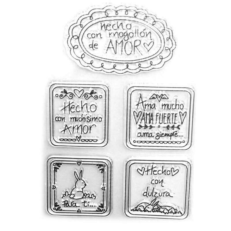 Rabbit Silicone Clear Seal Stamp DIY Scrapbooking Embossing Photo Album Decor