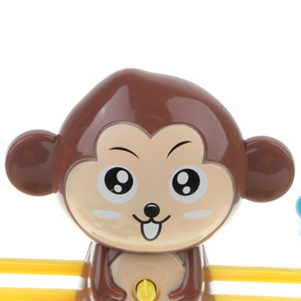 Number balance game Monkey shape Number step learning Math learning toys