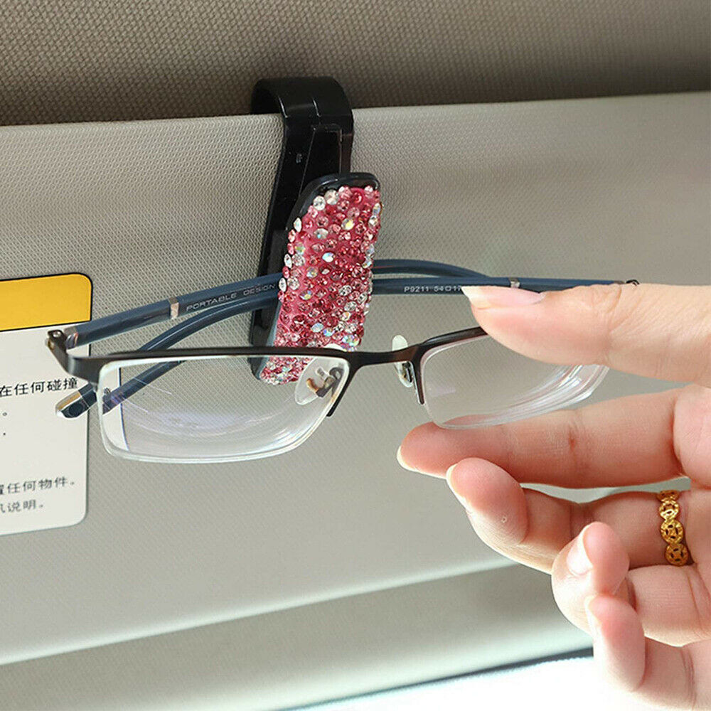 Universal Auto Car Sun Visor Glasses Clip Sunglasses Organizer Storage Holder