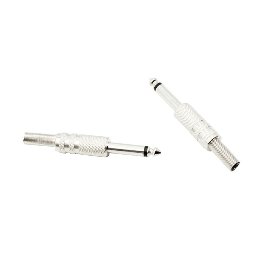6.35mm to 6.5mm Stereo Microphone Headphone   Audio Adapter Plug