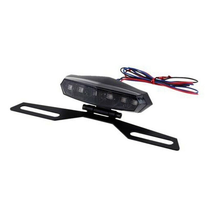 Motorcycle LED Tail Light Turn Signal Rear Brake Light Motorcycle License PlatB4