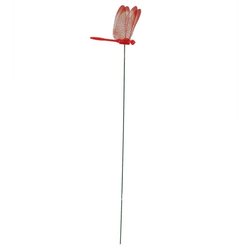 20 Pieces Garden Butterflies Stakes And 4 Pieces Dragonflies Stakes Garden OrnY4