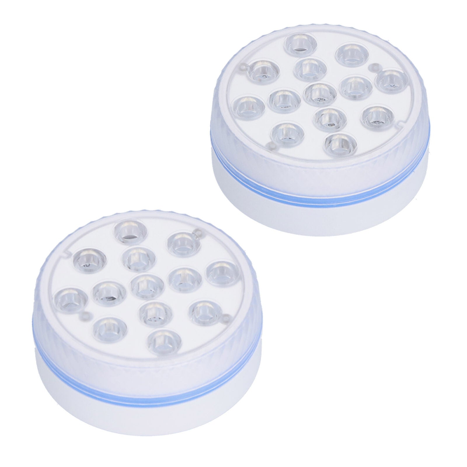 2Pcs 13LED Diving Light Magnet Suction Cup Remote Control RGB Aquarium Light XX
