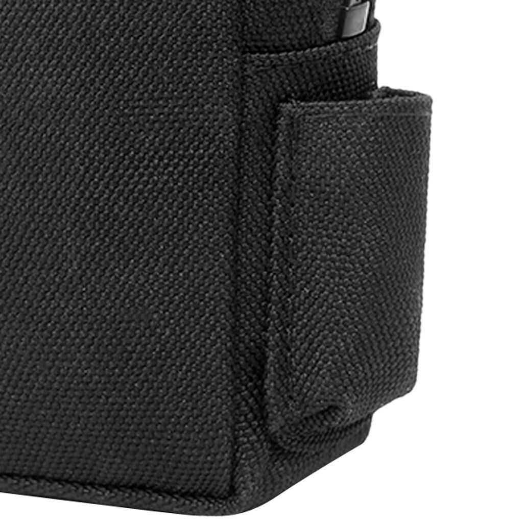 2Pcs Outdoor Compact Molle Belt Pouch Utility Pouch Accessory Bags - Black