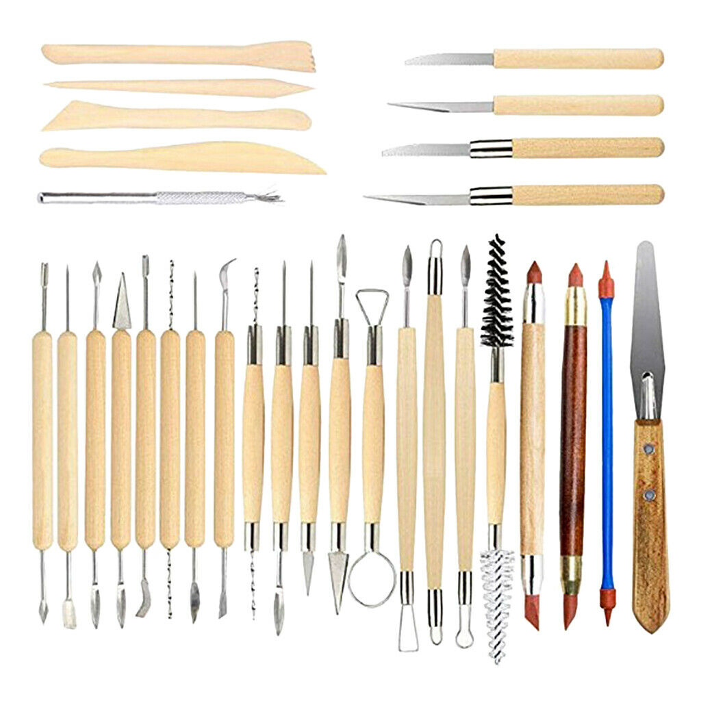 30pcs clay sculpting tools set ceramic fashion modeling kit for beginners