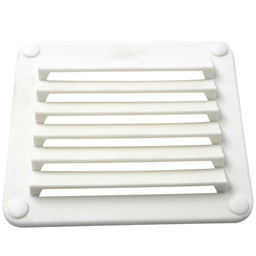 2pcs 5-1/2 x 4-7/8 inch Hose Intake Louvered Vent for Marine Boats - Rectangular