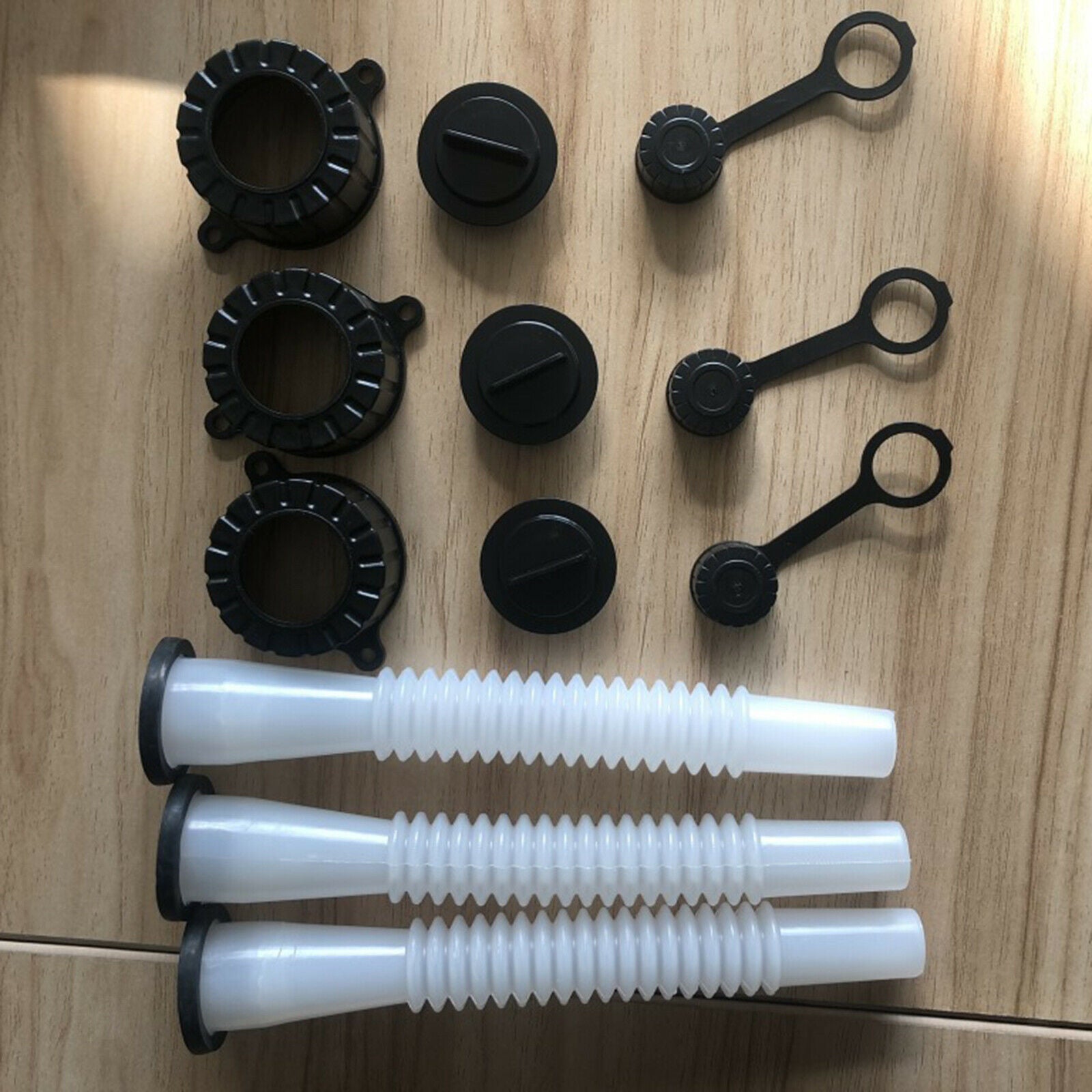 Gas Can Spout Universal Nozzle Kit with Vent Plugs with Gasket
