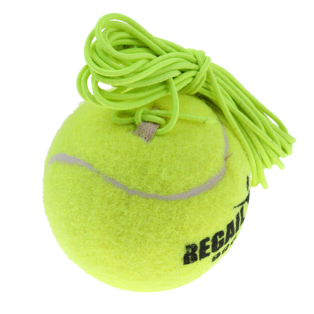 5Pcs Tennis Ball with Cord Rubber Tennis Trainer Ball Replacement Trainer
