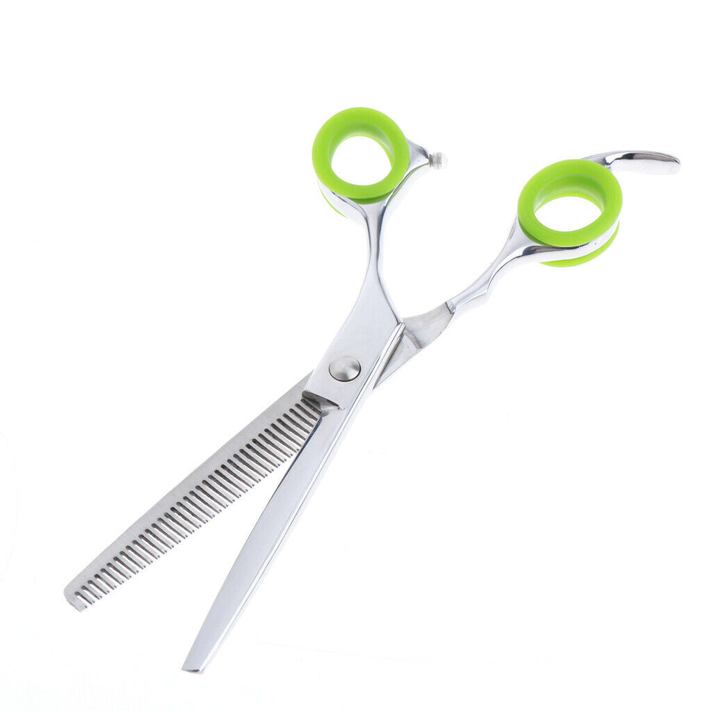 20x Barber Hairdressing Shears Scissors Finger Ring Grips Inserts Green/Pink