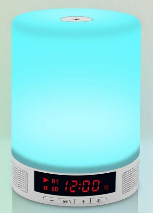 Outdoor Romantic Lighting Bluetooth Speaker with Smart Alarm Clock Led lamp